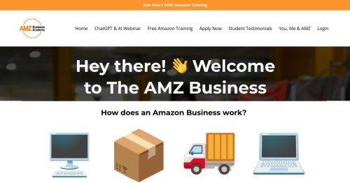 AMZ Business Academy homepage