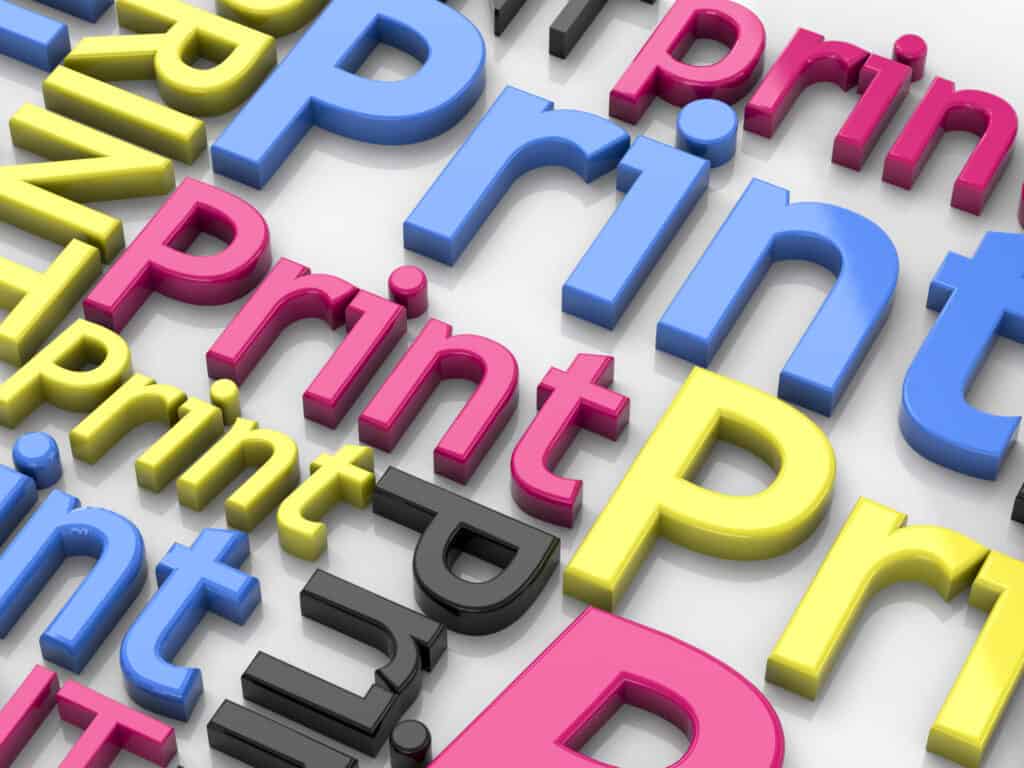 A 3d image of the words print on demand business, print on demand business, print on demand business, print on demand business.